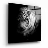 White Tiger Glass Wall Art.